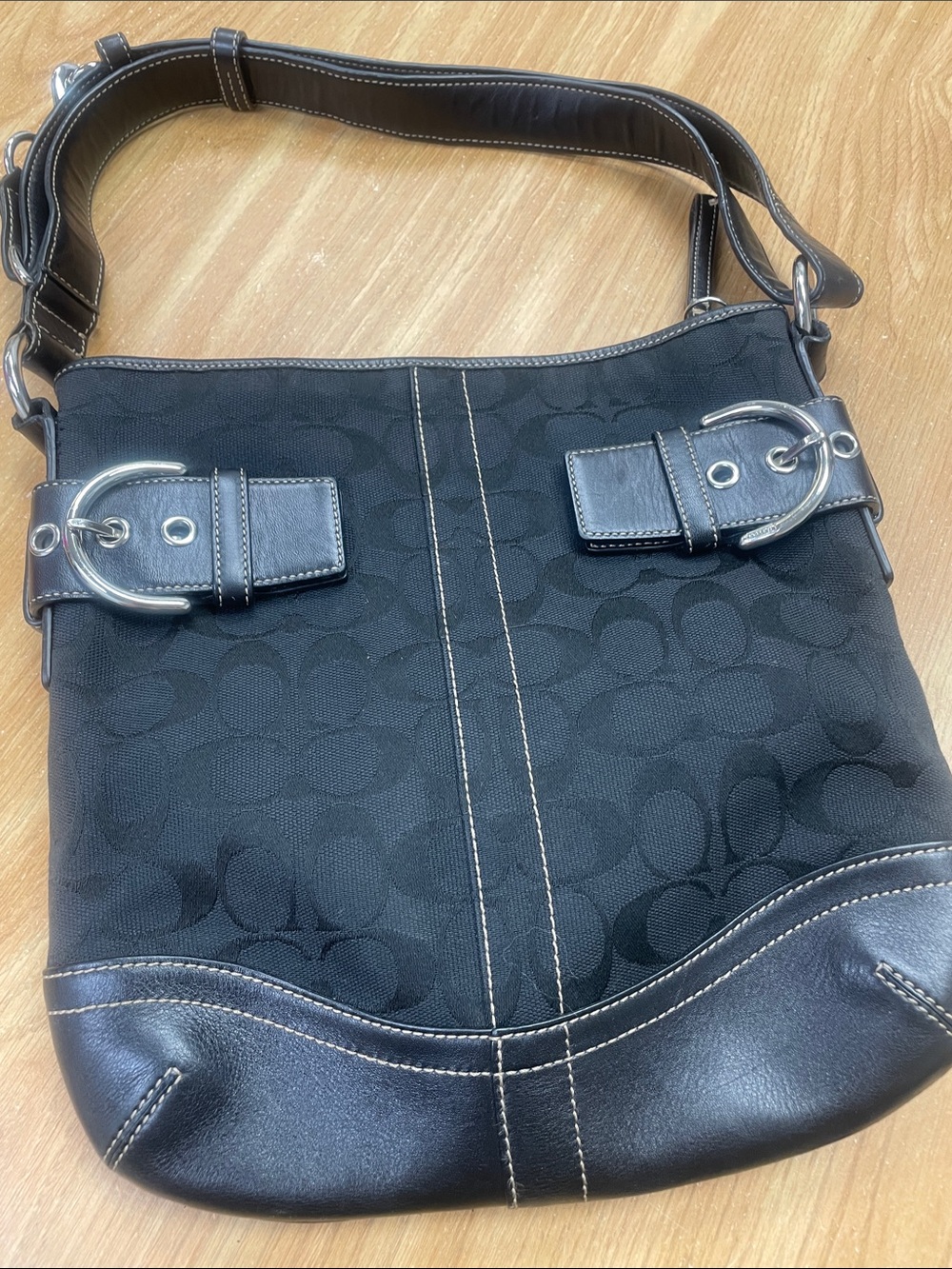 Black coach purse 3574 10.5x11